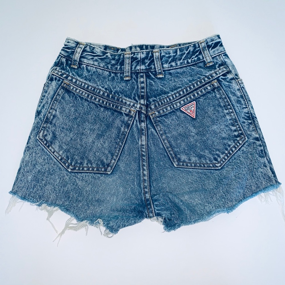 GUESS Vintage distressed denim shorts